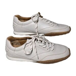 New Born Women's Alma Size 9 M White Leather Retro Sneakers